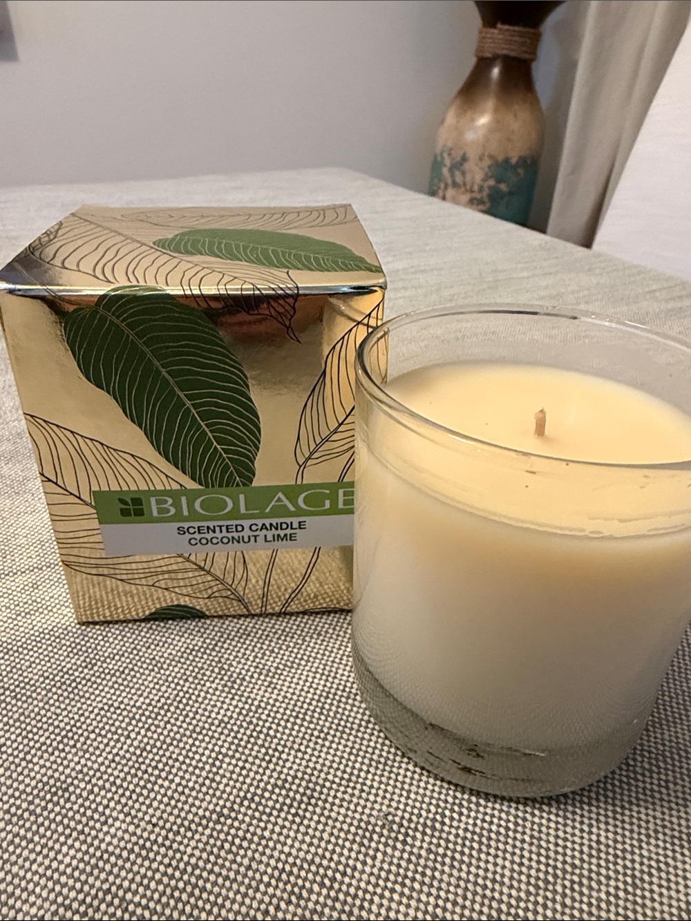Biolage Coconut Lime Scented Candle - Cream